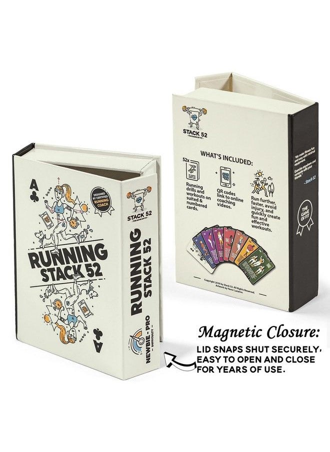 Stack 52 Running Exercise Cards: Run Faster And Further With Less Effort. Video Instruction By Certified Coach Included. Beginner To Advanced Drills. (Running Stack 52)