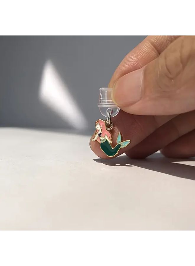 For Type C Mini Mermaid Phone Dust Plug Multi Functional Mobile Phone Pendant With Lobster Clasp Cellphone Charm Decoration - Image 3