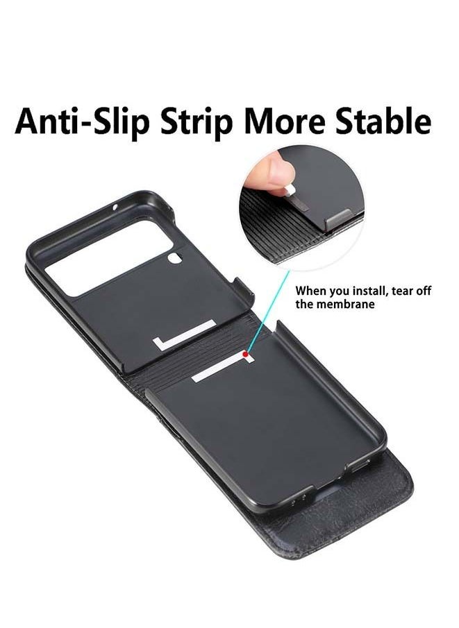 Compatible with Samsung Galaxy Z Flip 4 5G Leather Case