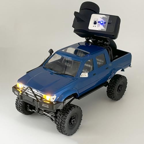WPLDEWAN RC Rock Crawler WPL C641 RC Truck 4x4 116 RC Crawler Off Road Pickup Hobby RTR All Terrain 260 Motor Upgraded Chassis Proportional Throttle Steering 24GHz Axle Mounted Servo Adult - Image 1