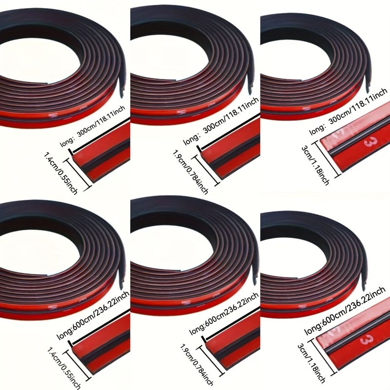 T Type Sunroof And Windshield Seal 118.11 Inch Waterproof Dustproof Noise Reduction Easy Install - Image 2