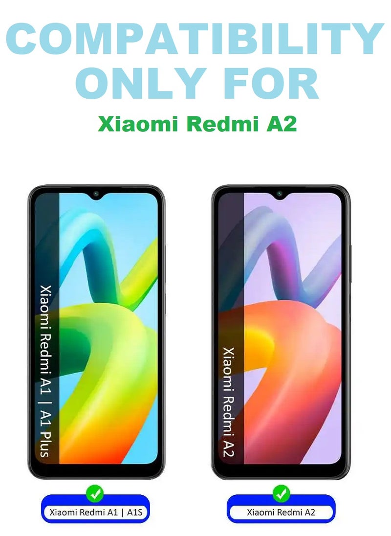 Super Tempered Glass Screen Protector 5D Designed For Xiaomi Redmi A2 Full Glue Edge to Edge Full Screen Coverage And Bubble Free - Image 3