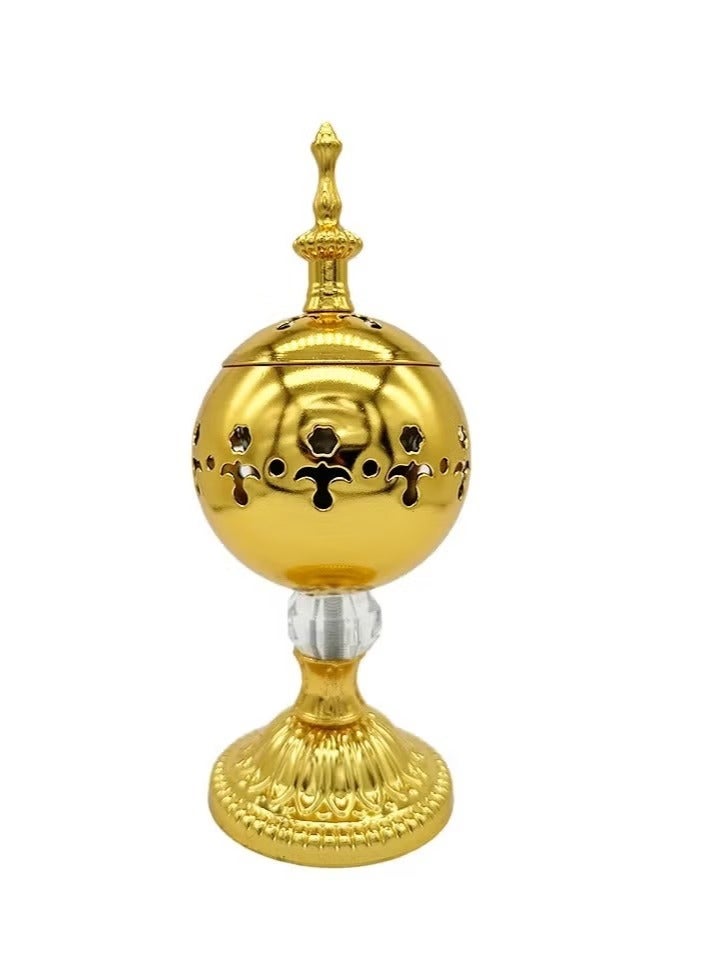 Golden electric incense burner - Image 1