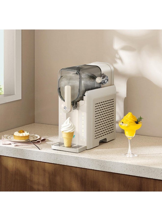 فيومي آلة صنع المشروبات المثلجة، آلة صنع الثلج الرملي، آلة صنع المشروبات المجمدة مع 6 أوضاع مسبقة الضبط | لا حاجة للثلج | آلة صنع المشروبات المثلجة ذاتية التنظيف للاستخدام المنزلي أو التجاري - Image 1
