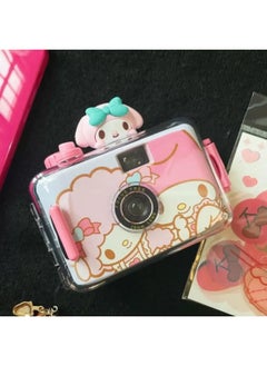 Generic The Student Party Can Take Pictures Of Color Photos With High Pixels For Children With High-definition Retro Camera-Color:Melody Exquisite Gift Box Packaging - Package 2: Single Camera + 24 Color Film + Gifts  - Image 1