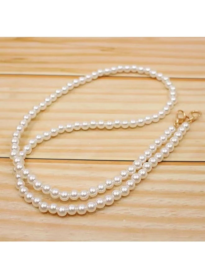 Fashionable Pearl Chain Crossbody Phone Case Bag Accessories Cropped Handheld Chain Camera Backpack Strap Protective Cover Set-Specifications Support Image Upload:30cm Hand Chain "Lobster Clasp] - Image 3