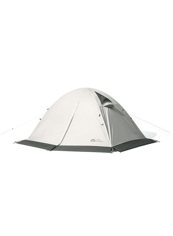 Mobigarden Tent, Outdoor Camping With Snow Flap, Two-person All-season Tent, Cold Mountain 2plus Nxzqu61017, Dawn Mist White - Image 4
