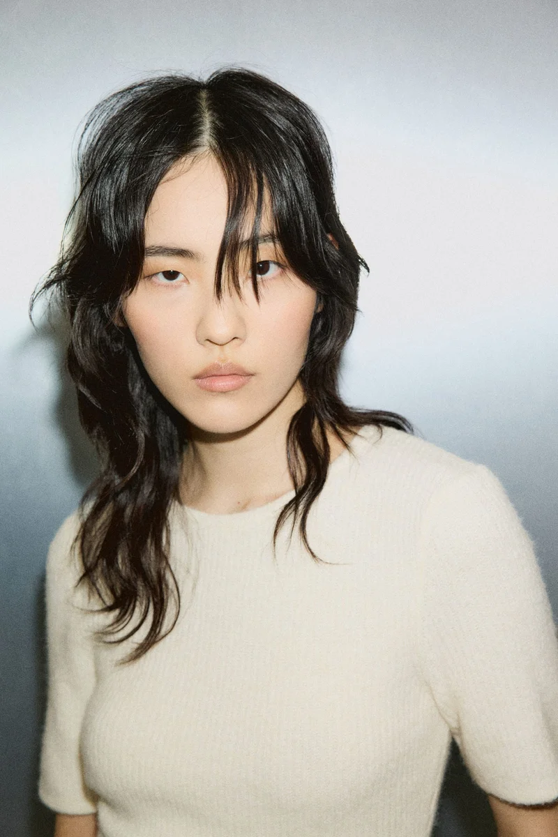 H&M Rib-knit peplum top