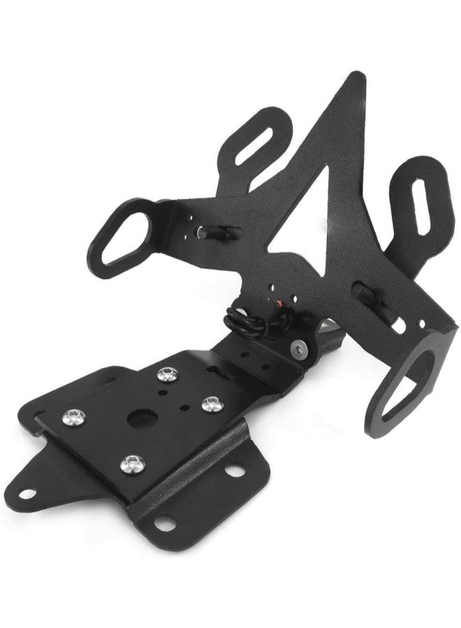 klarako Motorcycle Registration Rear Tail Tidy Fender Eliminator License Plate Holder Bracket with Tail Light for Yama ha MT07 MT07 20132019 FZ07 FZ07 20142019 - Image 3