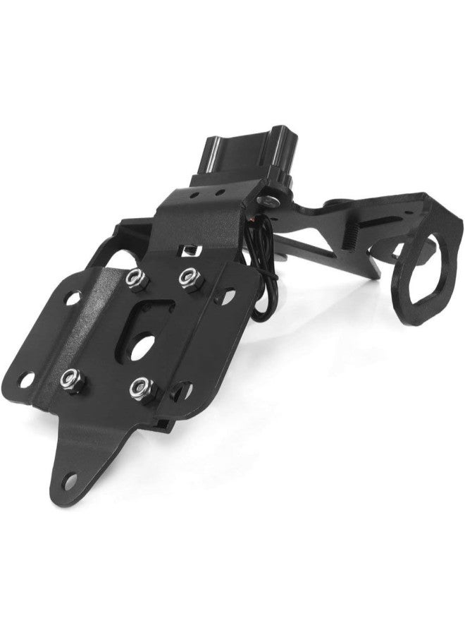 klarako Motorcycle Registration Rear Tail Tidy Fender Eliminator License Plate Holder Bracket with Tail Light for Yama ha MT07 MT07 20132019 FZ07 FZ07 20142019 - Image 2
