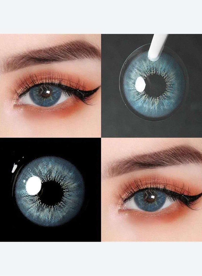 يونيبلينغ عدسات لاصقة ملونة بيرست بابل الأزرق (سنوية) - Image 4