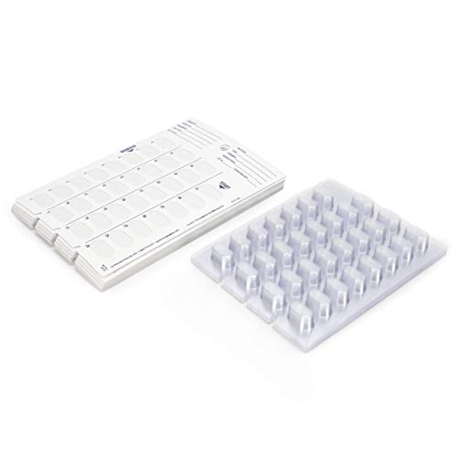 Ezy Dose Disposable (31-Day) Pill, Medicine, Vitamin Organizer Box | Monthly Planner Refill Pack | Kit includes 12 Cards and Blisters - Image 1