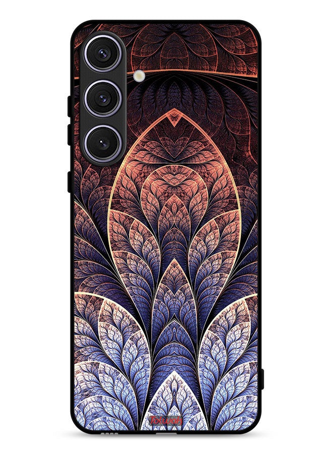 Tolwak Samsung Galaxy S25 FE Protective Case Cover Floral Fractal Abstract - Image 1