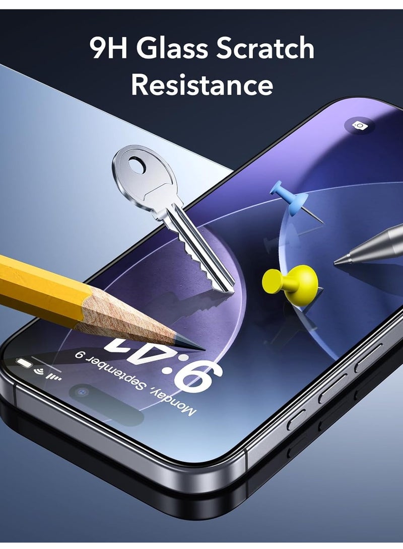 Premium iPhone 17 Screen Protector 6.3-Inch – Tempered Glass Film, 9H Hardness, Case-Friendly, HD Clear, Scratch & Shatter Resistant - Image 3