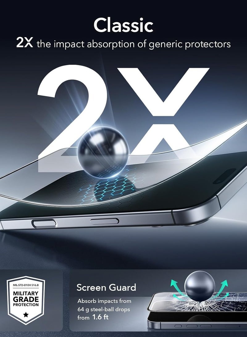 Premium iPhone 17 Screen Protector 6.3-Inch – Tempered Glass Film, 9H Hardness, Case-Friendly, HD Clear, Scratch & Shatter Resistant - Image 5