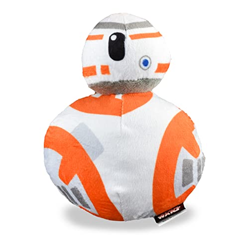 STAR WARS 6" BB-8 Plush Squeaker Toy | 6” BB-8 Plush Squeaker Pet Toy | Star Wars Toy for Dogs Mandalorian BB-8 Stuffed Animal 6 inch | Dog Chew Toy, Squeaky Dog Toy, FF19161 - Image 1