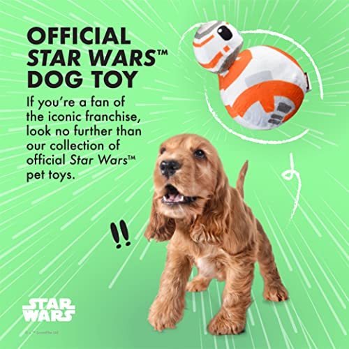 STAR WARS 6" BB-8 Plush Squeaker Toy | 6” BB-8 Plush Squeaker Pet Toy | Star Wars Toy for Dogs Mandalorian BB-8 Stuffed Animal 6 inch | Dog Chew Toy, Squeaky Dog Toy, FF19161 - Image 2
