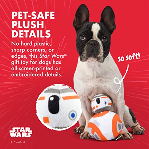 STAR WARS 6" BB-8 Plush Squeaker Toy | 6” BB-8 Plush Squeaker Pet Toy | Star Wars Toy for Dogs Mandalorian BB-8 Stuffed Animal 6 inch | Dog Chew Toy, Squeaky Dog Toy, FF19161 - Image 4