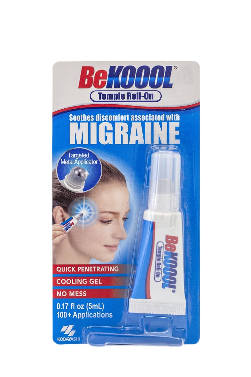 BeKoool Migraine RollOn Gel 1 Count