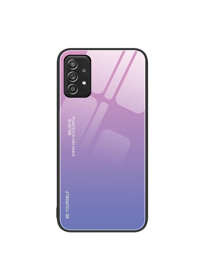 S-TOP Case For Samsung Galaxy A52 Gradient Color Glass Case - Image 1