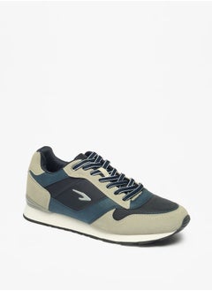 Dash Men's Colourblock Sports Shoes with Lace-Up Closure  - Image 1