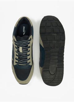 Dash Men's Colourblock Sports Shoes with Lace-Up Closure  - Image 5