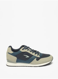 Dash Men's Colourblock Sports Shoes with Lace-Up Closure  - Image 3