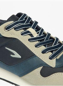 Dash Men's Colourblock Sports Shoes with Lace-Up Closure  - Image 4