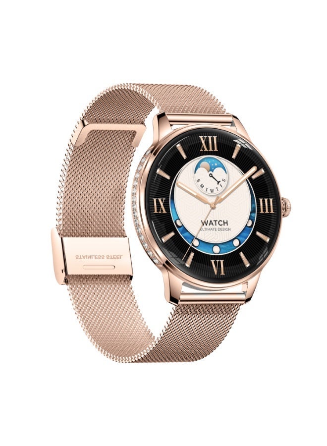 G-Tab GLR4 Women's Smartwatch with AMOLED Display, Bluetooth Connectivity, NFC Support, Health Monitoring, Fitness Tracker, Smart Notifications, Waterproof Design, Smartwatch - Image 4