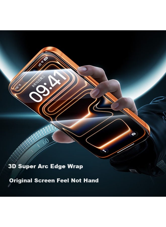 SmartDevil Shanmo [3d Hot Bending Film | 0.18mm Ultra-thin] Suitable For Apple 17 Tempered Glass Screen Protector, Iphone 17 Phone Film, Original Feel Dust-free High-definition Film - Image 2