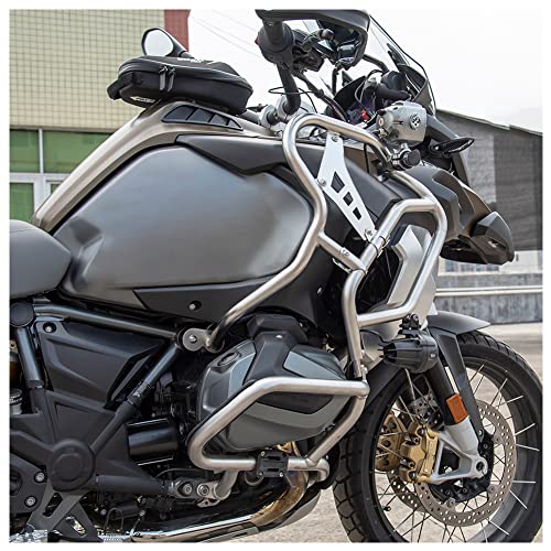 Fayedenicy Motorcycle Tank Side Protection Highway Crash Bar Extension Full Body Engine Guard Accessories for B-M-W R1250GS Adventure R 1250 GS R 1250GS ADV 2018 2019 2020 2021 2022 2023 2024 (Silver) - Image 1