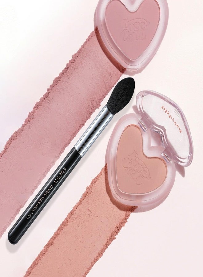 ENERGY Highlighter Makeup Brush Tapered Blush Brush For Setting Powder,Loose & Pressed Powder Face Makeup Brush,Sheer Coverage Black F35 - Image 5