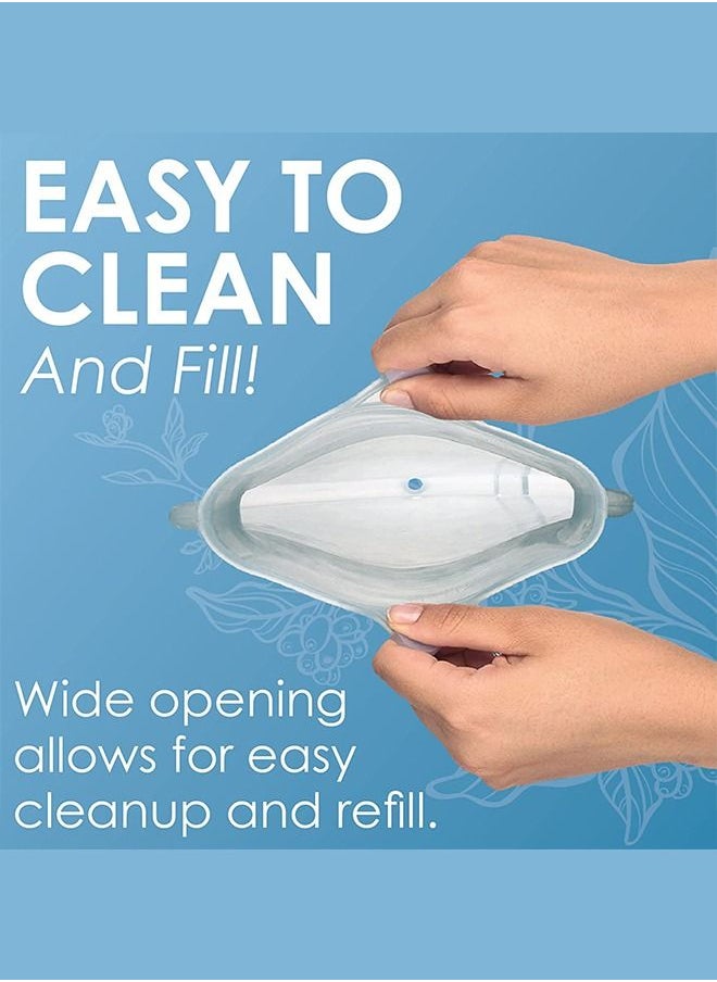 Generic - 2L Reusable Silicone Enema Bag Kit with 1.5m Long Hose 5 Replaceable Tips and Controlled Water Flow for Colon Detox Cleanse Douche for Women and Men - Image 1