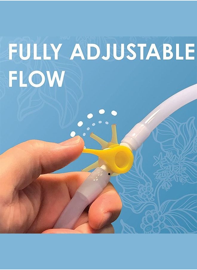 Generic - 2L Reusable Silicone Enema Bag Kit with 1.5m Long Hose 5 Replaceable Tips and Controlled Water Flow for Colon Detox Cleanse Douche for Women and Men - Image 1