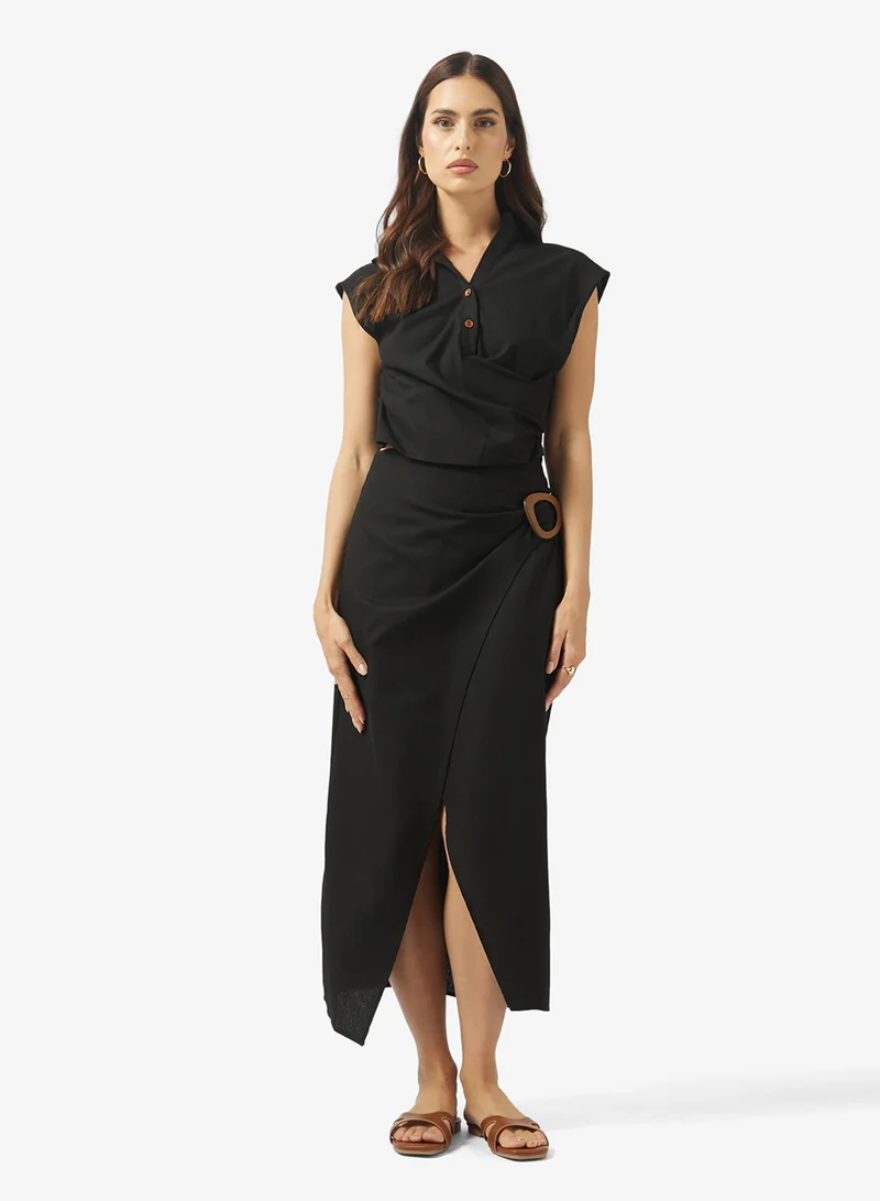 Crop Top & Skirt Set