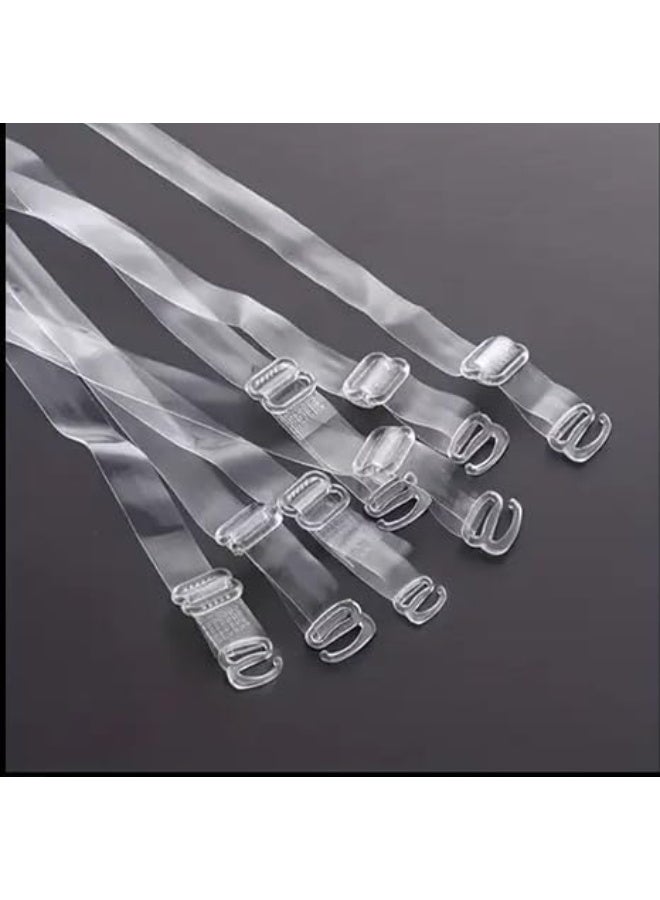 Invisible Bra Straps 12 Pieces - 6 Pairs (Code 7304) – Adjustable & Anti-Slip Clear Straps - Image 3