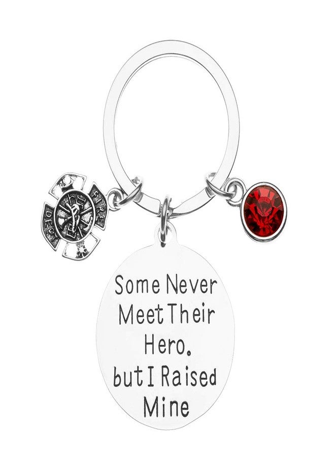 إنفينيتي كوليكشن سلسلة مفاتيح رجال الإطفاء من مجموعة إنفينيتي، البعض لا يقابلون بطلهم أبدًا، لكنني ربّيت بطلي، هدية مجوهرات للأم أو الأب من رجال الإطفاء - Image 1