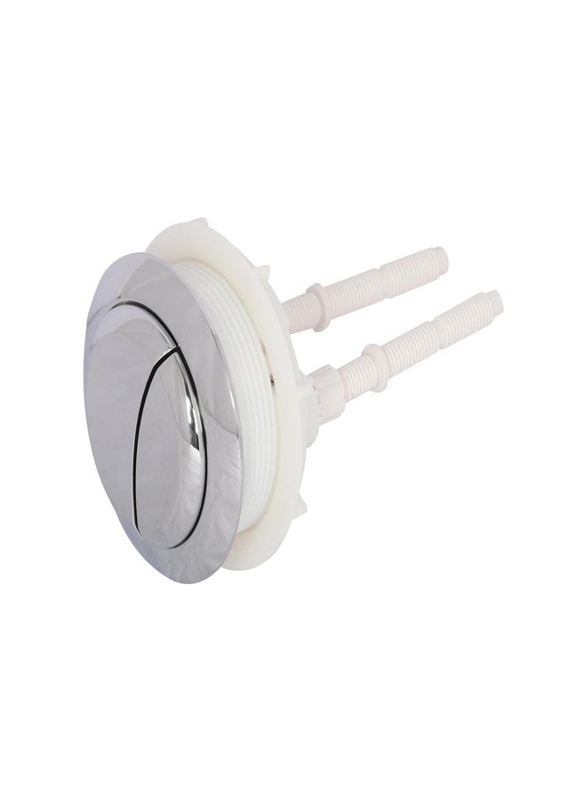 Prem's Prem’s Dual Push Flush Button 1.85 inch (47 mm) Round Replaceable Flush Cock for Toilet Tank Commode Push Valve Flush - Image 3