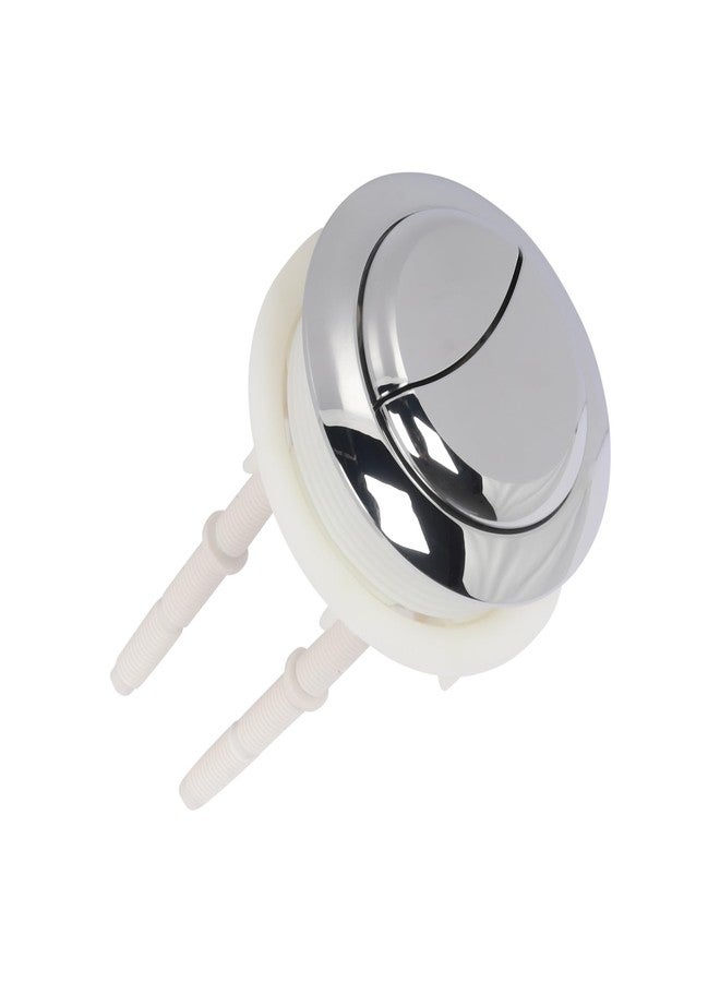 Prem's Prem’s Dual Push Flush Button 1.85 inch (47 mm) Round Replaceable Flush Cock for Toilet Tank Commode Push Valve Flush - Image 1