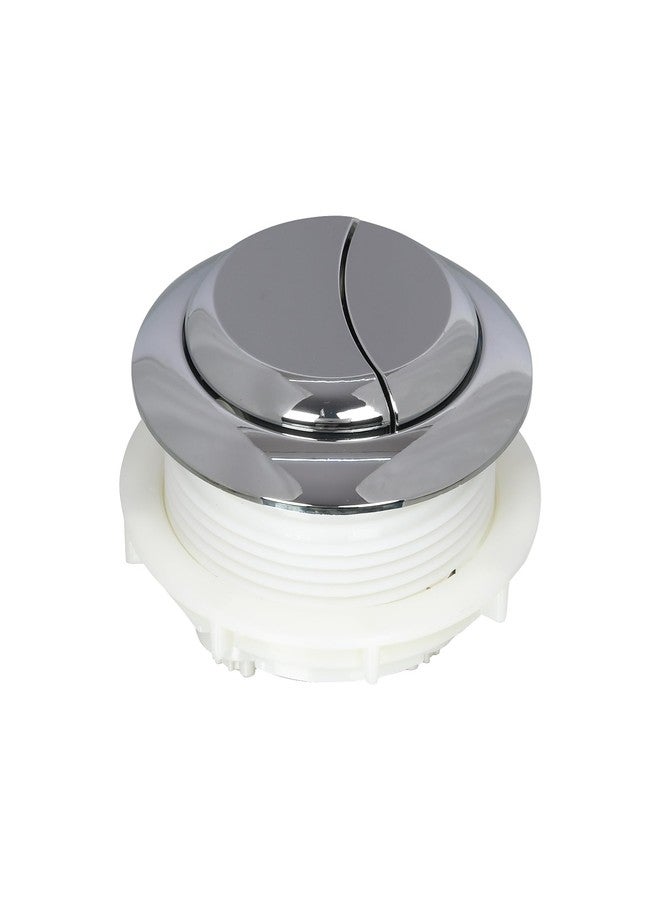 Prem's Prem’s Dual Push Flush Button 1.85 inch (47 mm) Round Replaceable Flush Cock for Toilet Tank Commode Push Valve Flush - Image 2