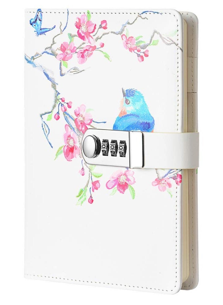 Creative Password Lock Journal,  Diary Digital Locking Diary Notepad Book Combination Journal Diary with lock A5 Planner Cover - Image 1