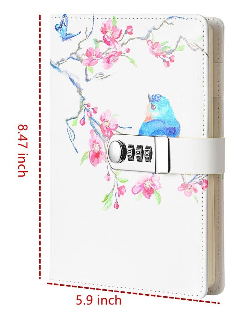 Creative Password Lock Journal,  Diary Digital Locking Diary Notepad Book Combination Journal Diary with lock A5 Planner Cover - Image 5