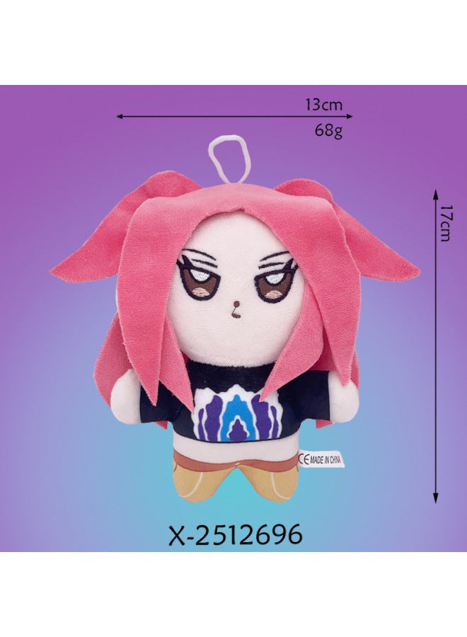 New cross-border product: KPop Demon Hunters female warrior group tiger plush toy/pillow.