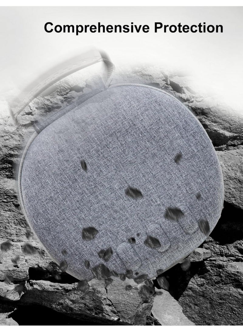 Anmi HardShell Storage Bag Portable Hard Carry Bag Shockproof Anti-Scratch With Shoulder Strap for Meta Quest3 VR Glasses Accessories (Grey) - Image 4