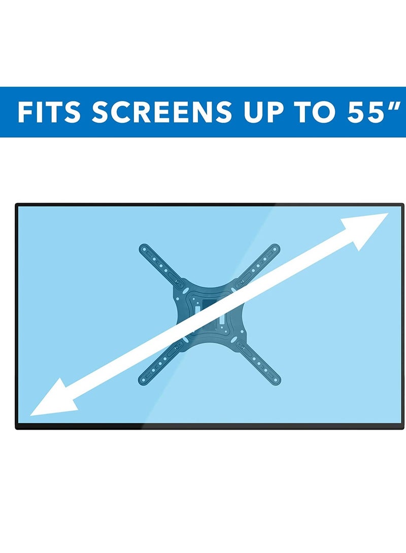 ELTRAZONE Full Motion TV Wall Mount Monitor Wall Bracket with Swivel & Articulating Tilt Arm, Fits up to 55 Inch Lcd Led Oled Flat Screens up to 66 lbs/Vesa 400x400 - Image 5