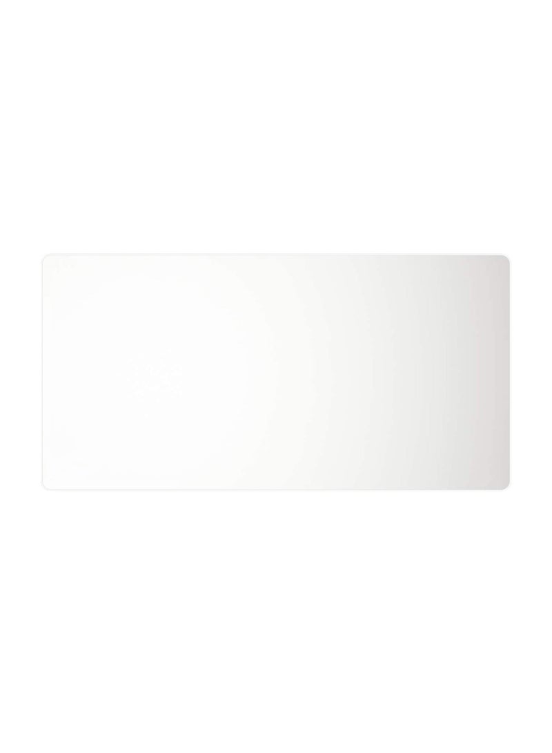 General Extended Large Gaming Mouse Pad 100 X 50 cm XXL Full Desk Art style  Mousepad Non-Slip Rubber Base Big Keyboard Mat with Stitched Edges water resist for Gaming from Yasa ( Full White )  - Image 1