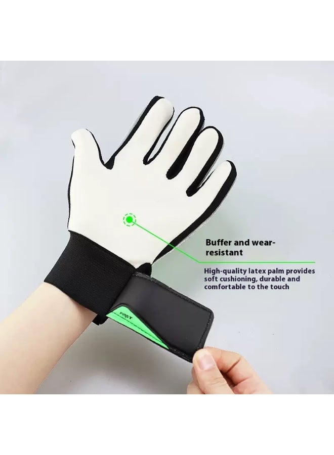 بست أفضل قفازات حارس مرمى كرة القدم للأطفال المصنوعة من اللاتكس والمضادة للتصادم - Image 3