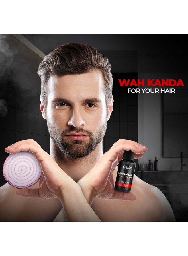 BEARDO Onion Oil Concentrate, 25 Ml (Pack Of 2)|Onion Hair Oil For Hair Growth|Red Onion Hair Oil|Natural|Non-Sticky|Controls Hairfall, 160 Grams - Image 5