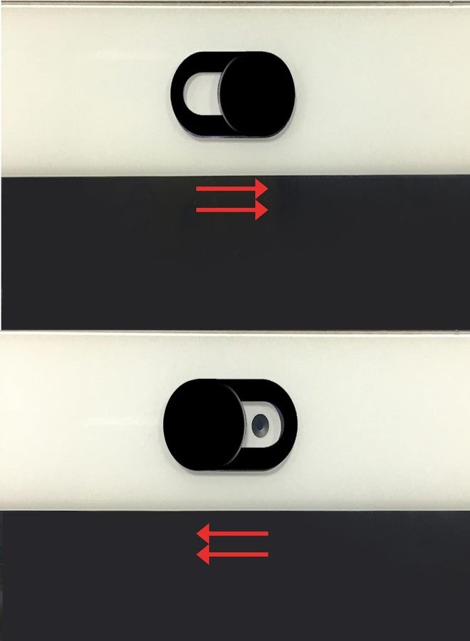 TENOC Webcam Cover, Camera Privacy Cover Slide for Laptop/Cell Phone/iPad/PC/Tablet, Protect Your Privacy and Security, 5 Pcs, Black - Image 4