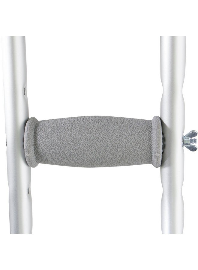 PCP Aluminum Crutches, Push Button Adjustable Height, Lightweight, 1 Pair, Kids Child Size (4'0" to 4'6") - Image 5